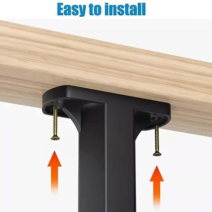 4pcs Adjustable Bed Frame Feet Ribbed Furniture Support Legs Sturdy Foundation