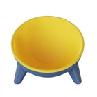 Raised Cat Bowl Pet Feeder Pet Bowl Elevated Dog Bowls 15° Tilted Pet Water Bowl - Aimall