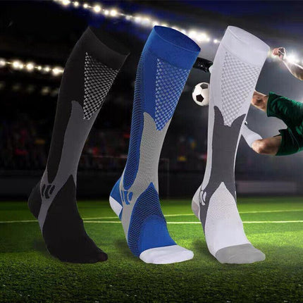 Compression Socks Copper Medical Stockings Travel Running Anti Fatigue Unisex S&M - Aimall
