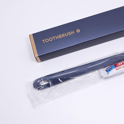 Star Hotel Toiletries Toothbrush and Toothpaste Set for Guesthouse Travel Use