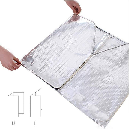 Screen Cover Cooking Shield Splash Guard Frying Foil Oil Anti Splatter Kitchen - Aimall
