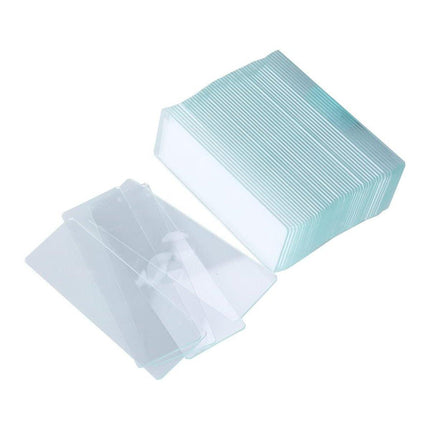 100set Microscope Slide Coverslips for Laboratory Use Glass Slides Research Tool