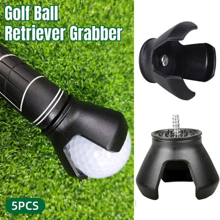 5pcs Three Claw Golf Ball Picker Portable Golf Ball Retriever Picker Tool Set