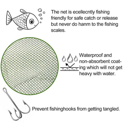 Fish Trap Crab Trap Nylon Mesh Fishing Trap Portable Fish Catcher Outdoor