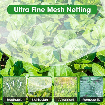 6/10M Netting Insect Bug Fly Fruit Mesh Net Vegetable Plant Protection Cover - Aimall