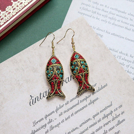 Retro Ethnic Style Earrings Fashion Jewelry for Women Bohemian Accessories