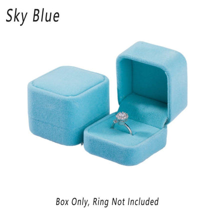10X Flannel Ring Jewelry Earring Ring Jewelry Boxes Exquisite Gift Organizer