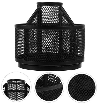 Rotating Pen Holder Organizer Multifunctional Desk Storage Bucket for Office