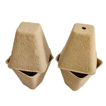 100X Biodegradable Paper Seedling Pots Square Planting Cups Pot