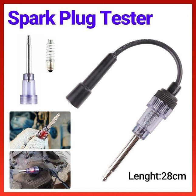 Spark Plug Tester In Line Ignition System Detector Coil Test Tools Engine Au - Aimall