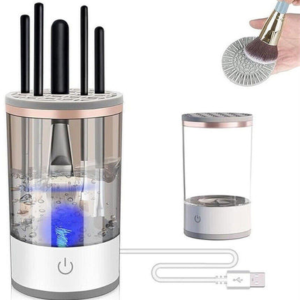 Automatic Electric Makeup Brush Cleaner Dryer Tool Fast Cleaning Machine Kit Set