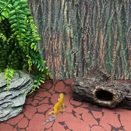 3D Reptile Box Background Plate Rock Stereoscopic Aquascape Tank Decoration