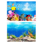 Aquarium Background Fish Tank Wallpaper Double Sided Decoration Sticker Paper