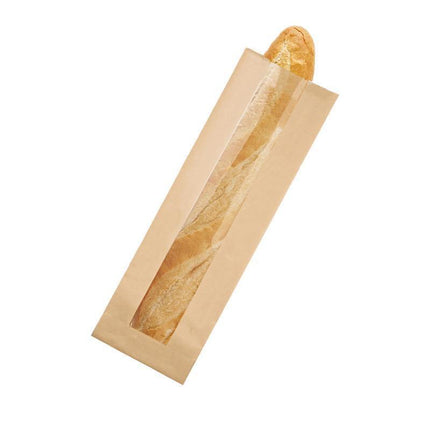 200PCS Transparent Food Greaseproof Bags French Bread Baguette Packaging Pouc - Aimall
