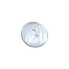 20pcs White Shirt Buttons Round Two Eyes Sewing Craft DIY Clothing Supplies