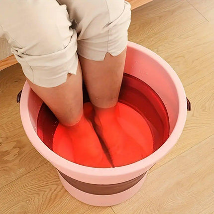 Telescopic Water Bucket for Car Washing Fishing Household Foot Soaking Thickened