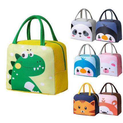 Portable Lunch Bag Insulated Thermal Cooler Box Carry Tote Travel Bag - Aimall