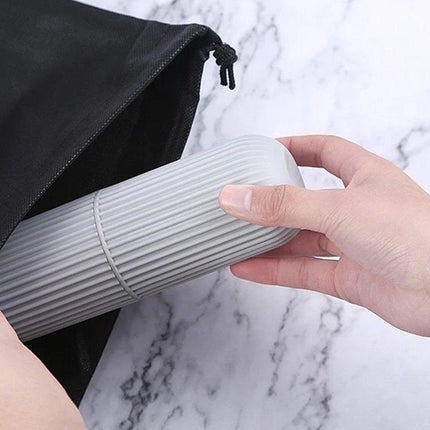Travel Toothbrush and Toothpaste Holder Portable Bathroom Storage Box Case Cover