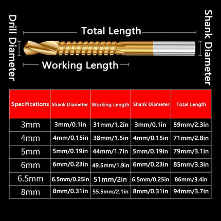 6pcs Hole Saw Drill Bit Set Metal Wood Cutting Tool Kit Electric Drills