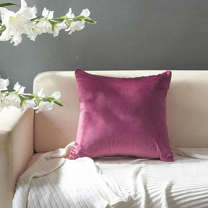 45cm*45cm Multicoloured Plain Solid Colour Cushion Cover Decorative Pillow Case - Aimall