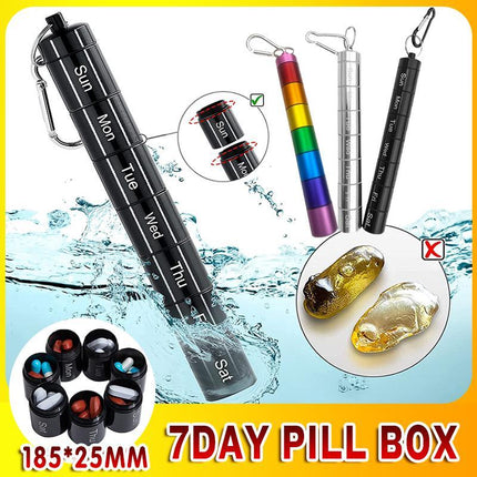 7Day Pill Box Medicine Storage Weekly Tablet Container Case Organizer Dispenser - Aimall