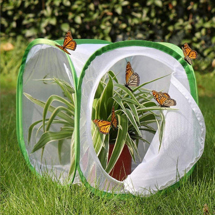 Collapsible Insect Cage Garden Insect Screen Plant Cultivation Cage for Outdoor
