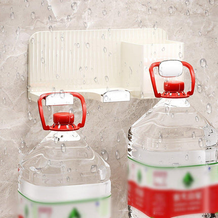 Hair Dryer Holder Rack Plastic Wall Mount No Drill Bathroom Organizer Storage