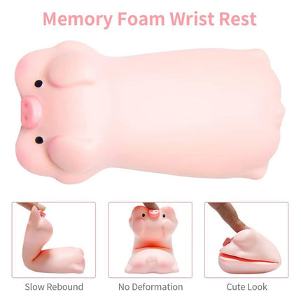3pcs Cute Cartoon Mouse Pads Wrist Rest Hand Pads Ergonomic Gaming Accessories