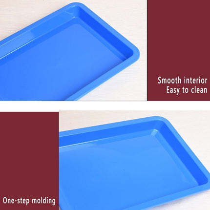 5pcs Plastic Fruit and Vegetable Tray for Storage and Organization in Kitchen