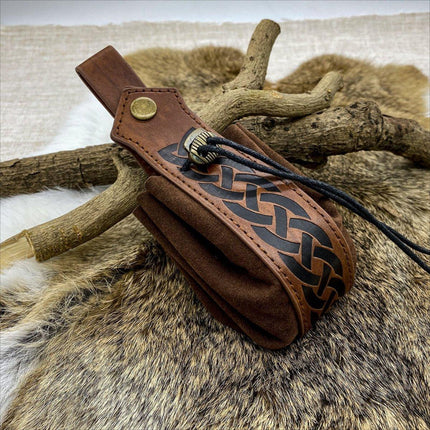 Medieval Satchel Vintage Leather Knight Belt Bag Handmade Accessories for Men