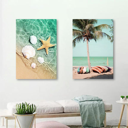 Living Room Wall Art Decorative Painting Beach Seaside Travelling Landscape