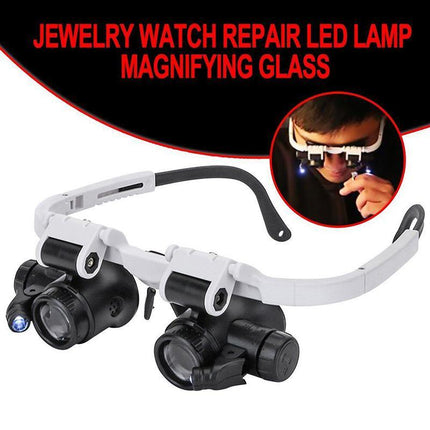 Three Types High Magnification Headgear Magnifier Magnifying Loupe Glasses Tool