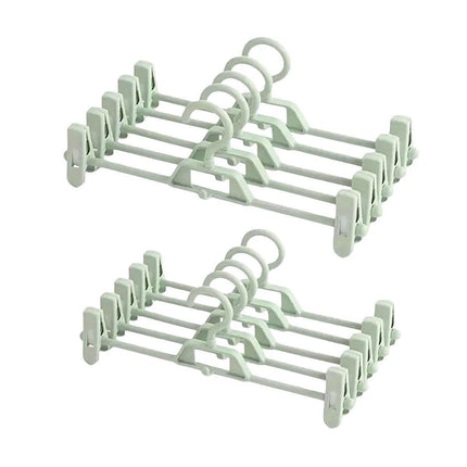 Seamless Household Retractable Pants Rack Buckle Clothes Clip Inner Hanger