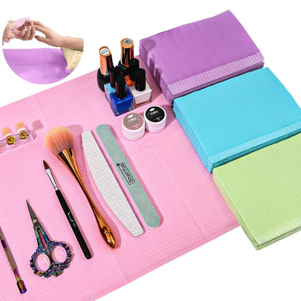 125PCS Disposable Waterproof Tattoo Cleaning Pad Dental Table Cover Film Mat