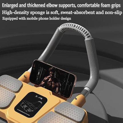 Four Wheel Abdominal Roller Automatic Rebound Ab Machine Home Fitness Equipment
