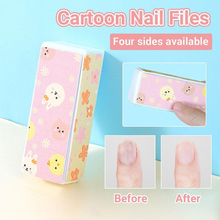 Cartoon Nail Polish File Manicure Tool Professional Nail Care Buffer Polishing