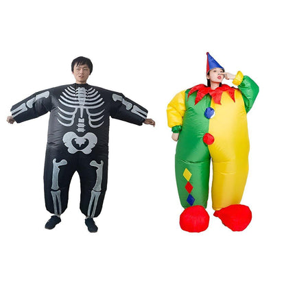 Halloween Inflatable Show Costumes Fun Fancy Dress Party Outfits for Unisex