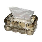 High-end Transparent Tissue Box Living Room Coffee Table Decorative Tissue Box