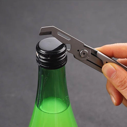 Multifunctional Folding Knife Case Opener Portable Bottle Opener EDC Tool Kit