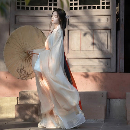 Women's Hanfu Dress Traditional Chinese Clothing Set for Female Costume Events
