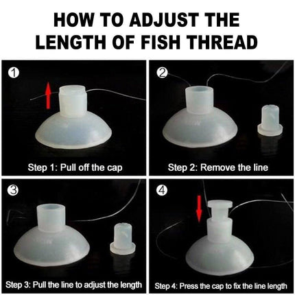 2PCS Artificial Betta Fish Aquarium Decorations Silicone Floating Moving Fish