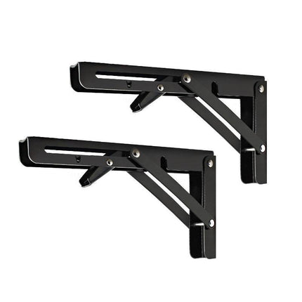 Traderight Table Bracket Folding Stainless Steel 150KG Wall Shelf Bench 2PCS - Aimall