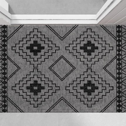 Bohemian Entryway Rug Decorative Floor Mat Indoor Outdoor Non-Slip Door Mat