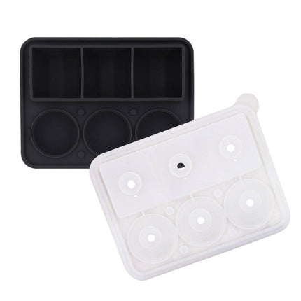 Silicone Ice Cube Mold for Whiskey Creative Ice Cream Sphere Maker with Funnel
