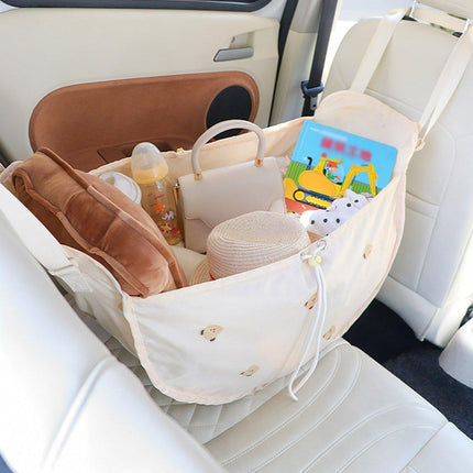 Car Seatback Storage Organizer Multi Function Rear Seat Hanging Storage Bag