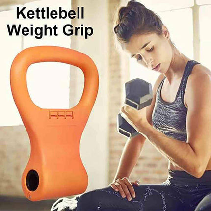 Comfortable Kettlebell Grip Adjustable Clamps Handle Dumbbells to Kettlebells