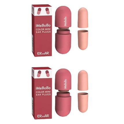 1/2/4 Pairs Soundproof Capsule Earplugs Noise Reduction Ear Plugs for Sleeping