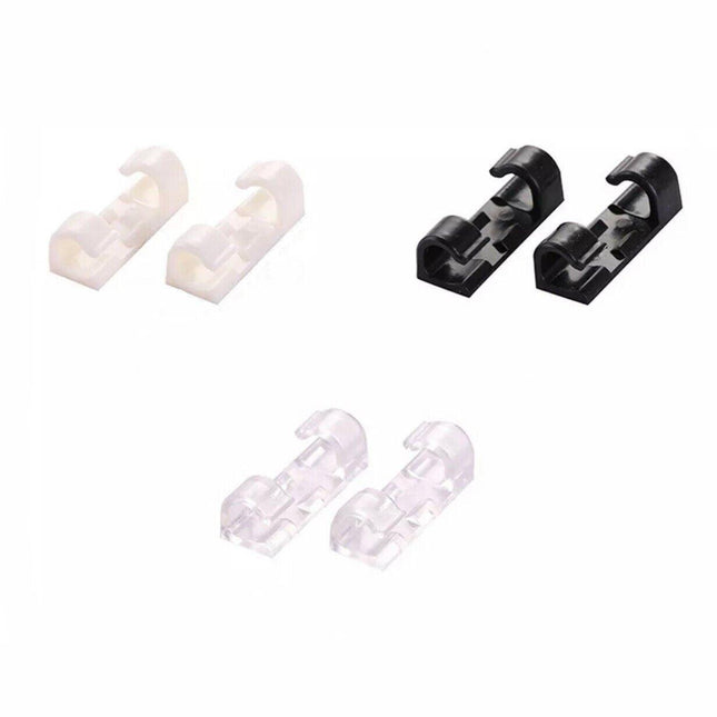 3M Cable Clips Management Holder Cord Wire Line Organizer Self-Adhesive - Aimall