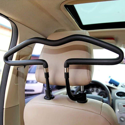 Car Seat Back Hanger Multifunctional Clothes Storage Rack PU Leather Suit Holder