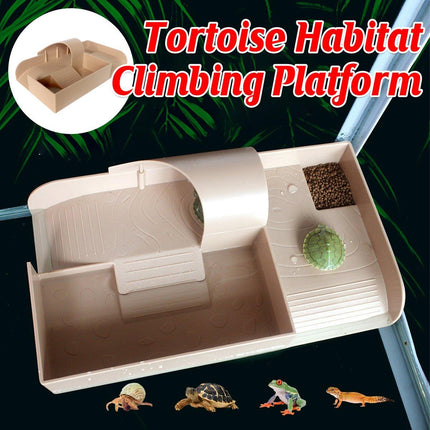 Turtle Basking Platform Floating Habitat Aquarium Climbing Dock for Reptiles